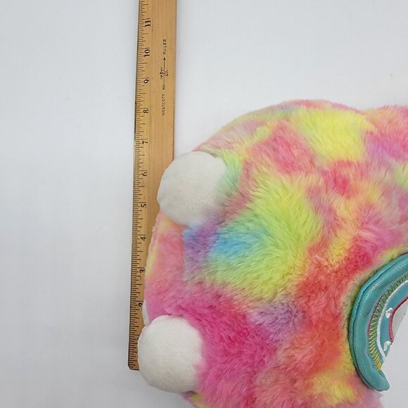 HugFun‎ Chunky Pink Llama Alpaca Heart Saddle Blankets 13'' Plush Stuffed - Picture 3 of 5